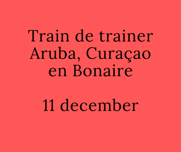 Train de trainer 5-12 jaar ABC Eilanden