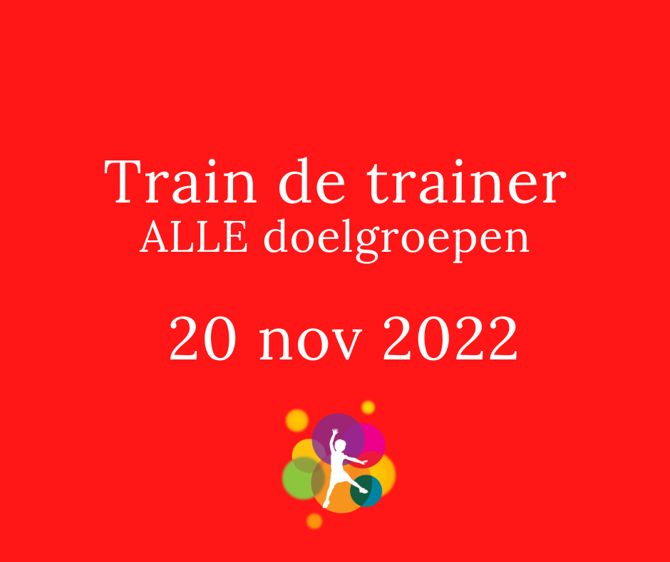 Train de trainer ALLE doelgroepen | 12 november