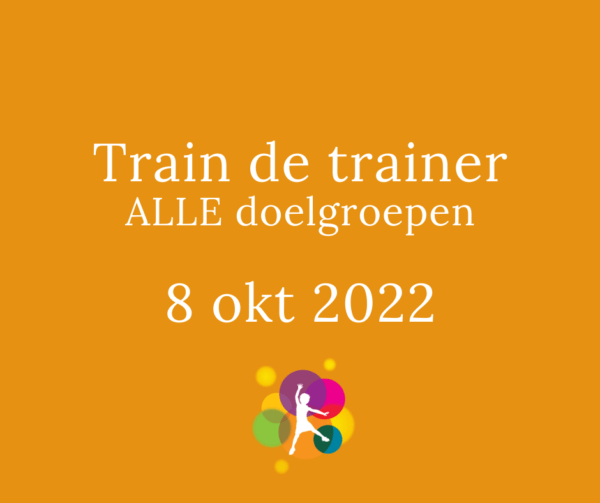 Train de trainer ALLE doelgroepen | 9 oktober