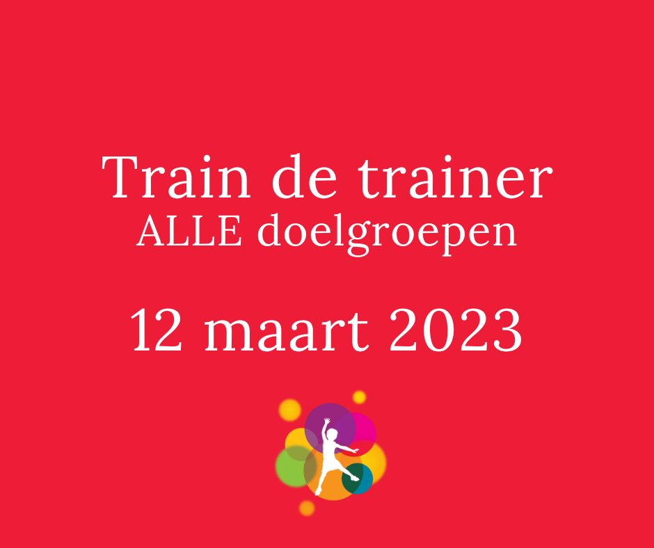 Train de trainer ALLE doelgroepen | 12 maart